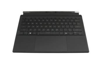 6037B0303201 Original IEC Tastatur inkl. Topcase US (englisch) schwarz/schwarz mit Backlight