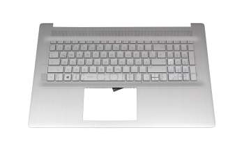 6054B2488302 Original HP Tastatur inkl. Topcase DE (deutsch) silber/silber