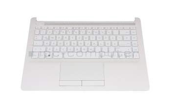 6070B1306602 Original HP Tastatur inkl. Topcase DE (deutsch) weiß/weiß