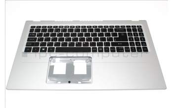 Acer 6B.A1DN2.013 Tastatur inkl. Topcase silber.mit Tastatur UK.BL