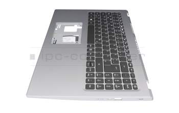 6B.A1DN2.046 Original Acer Tastatur inkl. Topcase DE (deutsch) schwarz/silber