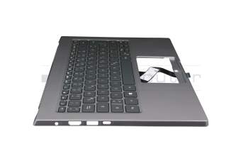 6B.A2RN8.020 Original Acer Tastatur inkl. Topcase DE (deutsch) silber/silber mit Backlight