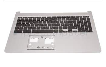 Acer 6B.ATEN7.011 Tastatur inkl. Topcase silber.mit Tastatur GERMAN