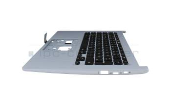 6B.ATHN7.015 Original Acer Tastatur inkl. Topcase DE (deutsch) schwarz/silber
