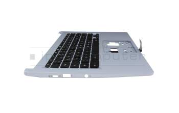 6B.ATHN7.015 Original Acer Tastatur inkl. Topcase DE (deutsch) schwarz/silber