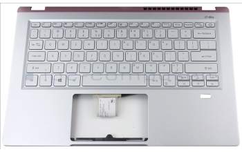 Acer 6B.AU4N2.001 COVER.UPPER.PINK/silber.mit Tastatur US-INT.BL
