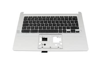 6B.AUEN7.019 Original Acer Tastatur inkl. Topcase CH (schweiz) schwarz/silber