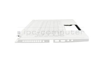 6B.C61N1.009 Original Acer Tastatur inkl. Topcase DE (deutsch) weiß/weiß mit Backlight