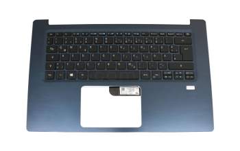 6B.GQPN5.031 Original Acer Tastatur inkl. Topcase DE (deutsch) schwarz/blau mit Backlight