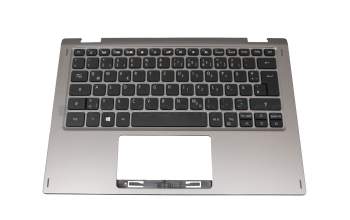 6B.H67N8.005 Original Acer Tastatur inkl. Topcase DE (deutsch) schwarz/grau