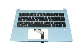 6B.HJNN8.020 Original Acer Tastatur inkl. Topcase DE (deutsch) schwarz/blau mit Backlight