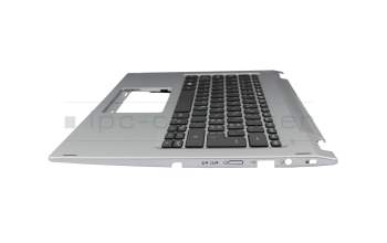 6B.HQ7N1.029 Original Acer Tastatur inkl. Topcase CH (schweiz) schwarz/silber mit Backlight