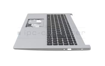 6B.HSNN7.011 Original Acer Tastatur inkl. Topcase DE (deutsch) schwarz/silber