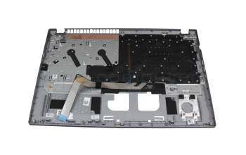6B.K3BN2.014 Original Acer Tastatur inkl. Topcase DE (deutsch) grau/grau mit Backlight