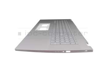 6B.K66N2.014 Original Acer Tastatur inkl. Topcase DE (deutsch) grau/grau mit Backlight