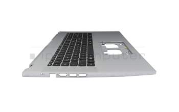 6B.K9ZN2.014 Original Acer Tastatur inkl. Topcase DE (deutsch) schwarz/silber