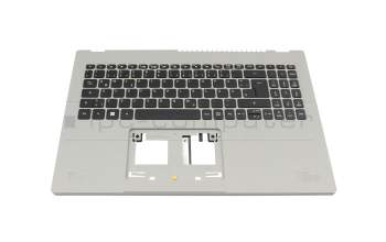 6B.KBRN2.014 Original Acer Tastatur inkl. Topcase DE (deutsch) schwarz/grau mit Backlight