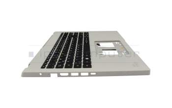 6B.KBRN2.014 Original Acer Tastatur inkl. Topcase DE (deutsch) schwarz/grau mit Backlight