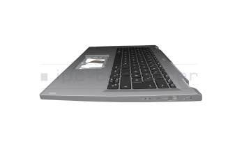 6B.KENN8.020 Original Acer Tastatur inkl. Topcase DE (deutsch) schwarz/silber