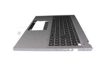 6B.KFTN2.014 Original Acer Tastatur inkl. Topcase DE (deutsch) schwarz/silber mit Backlight