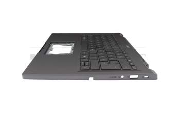 6B.KT4N8.020 Original Acer Tastatur inkl. Topcase DE (deutsch) silber/silber mit Backlight