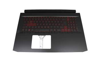 6B.QBKN2.014 Original Acer Tastatur inkl. Topcase DE (deutsch) schwarz/rot/schwarz mit Backlight