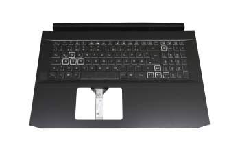 6B.QCHN2.014 Original Acer Tastatur inkl. Topcase DE (deutsch) schwarz/schwarz mit Backlight