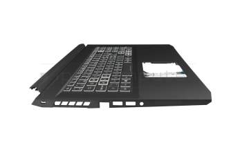 6B.QCHN2.015 Original Acer Tastatur inkl. Topcase CH (schweiz) schwarz/schwarz mit Backlight