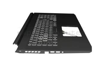 6B.QCUN2.014 Original Acer Tastatur inkl. Topcase DE (deutsch) schwarz/schwarz mit Backlight