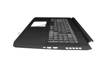 6B.QCUN2.014 Original Acer Tastatur inkl. Topcase DE (deutsch) schwarz/schwarz mit Backlight