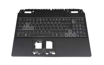 6B.QFMN2.014 Original Acer Tastatur inkl. Topcase DE (deutsch) schwarz/schwarz mit Backlight (4060/4070)