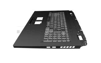 6B.QFWN2.014 Original Acer Tastatur inkl. Topcase DE (deutsch) schwarz/weiß/schwarz mit Backlight