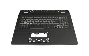 6B.QK5N7.011 Original Acer Tastatur inkl. Topcase DE (deutsch) schwarz/weiß/schwarz mit Backlight