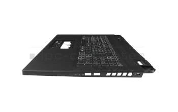 6B.QP9N7.026 Original Acer Tastatur inkl. Topcase CH (schweiz) schwarz/transparent/schwarz mit Backlight