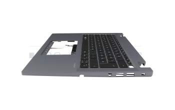 6B.VW8N7.011 Original Acer Tastatur inkl. Topcase DE (deutsch) schwarz/silber mit Backlight