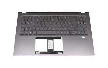 6BABDN2014 Original Acer Tastatur inkl. Topcase DE (deutsch) grau/grau mit Backlight