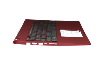6BH5AN2014 Original Acer Tastatur inkl. Topcase DE (deutsch) schwarz/rot mit Backlight