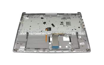 6BHDGN7022 Original Acer Tastatur inkl. Topcase DE (deutsch) schwarz/silber mit Backlight