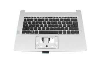 6BHVWN70113 Original Acer Tastatur inkl. Topcase DE (deutsch) schwarz/silber