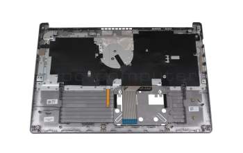 6BHWCN7011 Original Acer Tastatur inkl. Topcase DE (deutsch) schwarz/silber mit Backlight
