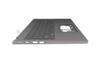 6BKJ9N7011 Original Acer Tastatur inkl. Topcase DE (deutsch) silber/silber