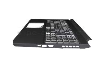 6BQCCN2014 Original Acer Tastatur inkl. Topcase DE (deutsch) schwarz/weiß/schwarz mit Backlight