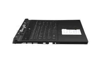 6WFHN Original Dell Tastatur inkl. Topcase DE (deutsch) schwarz/schwarz mit Backlight