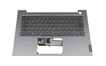 6Z.NDRSN.00G Original Lenovo Tastatur inkl. Topcase DE (deutsch) grau/silber