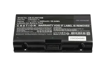 IPC-Computer Akku kompatibel zu Clevo PB50BAT-6 mit 59Wh
