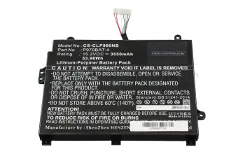 IPC-Computer Akku kompatibel zu Clevo P970BAT-4 mit 53,9Wh