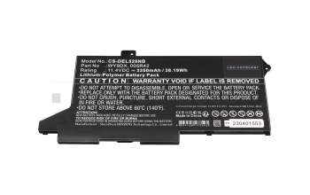 IPC-Computer Akku 38Wh (11,4V 3-Zellen) kompatibel für Dell Precision 15 (3560)