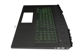 7116983400008 Original HP Tastatur inkl. Topcase DE (deutsch) schwarz/schwarz mit Backlight