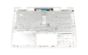 71NEK132163 Original HP Tastatur inkl. Topcase DE (deutsch) weiß/weiß