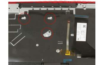 71NFIABO015 Original Compal Tastatur inkl. Topcase DE (deutsch) schwarz/schwarz mit Backlight (1050)